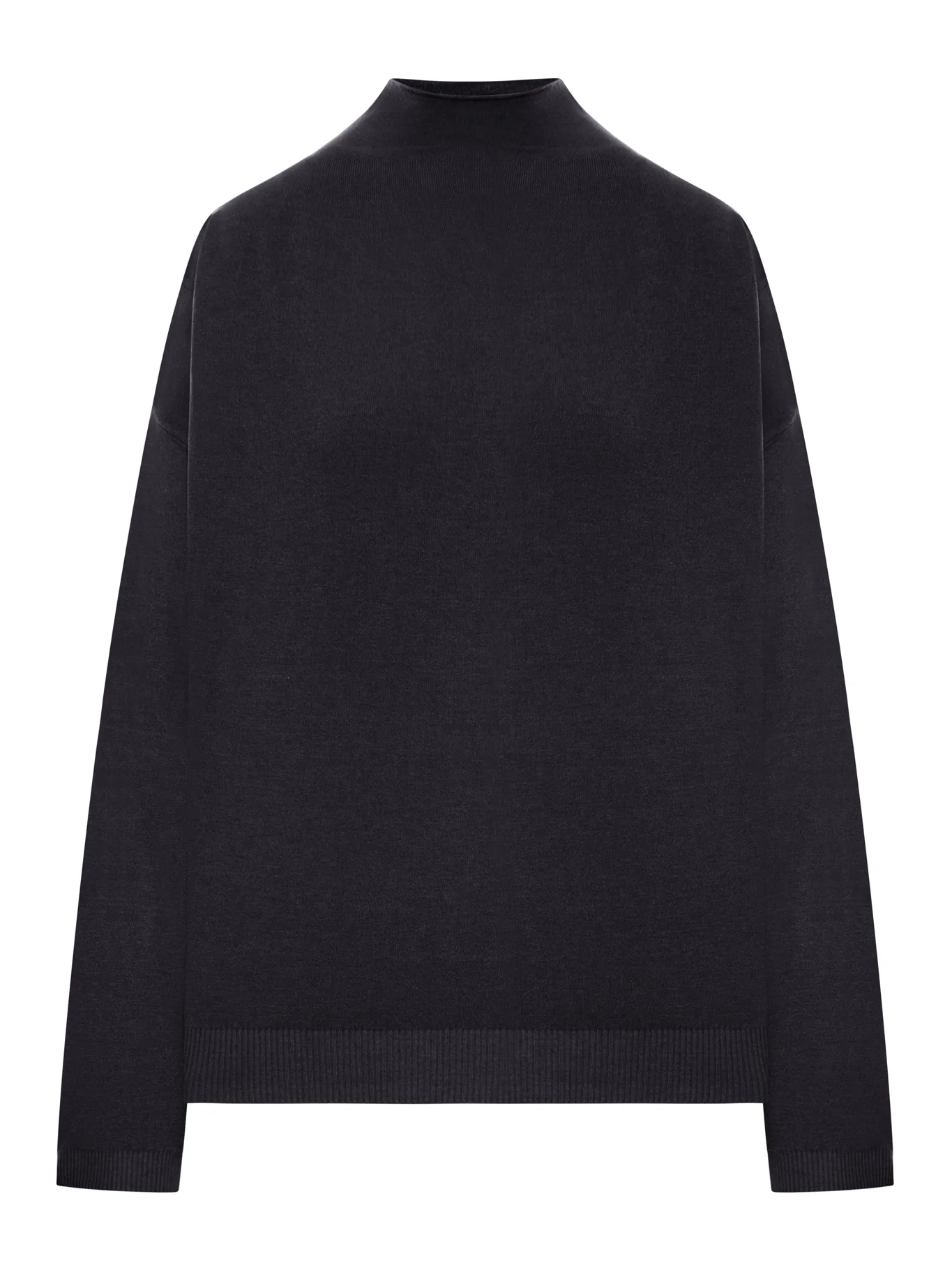 WOOL BLEND HIGH NECK SWEATER