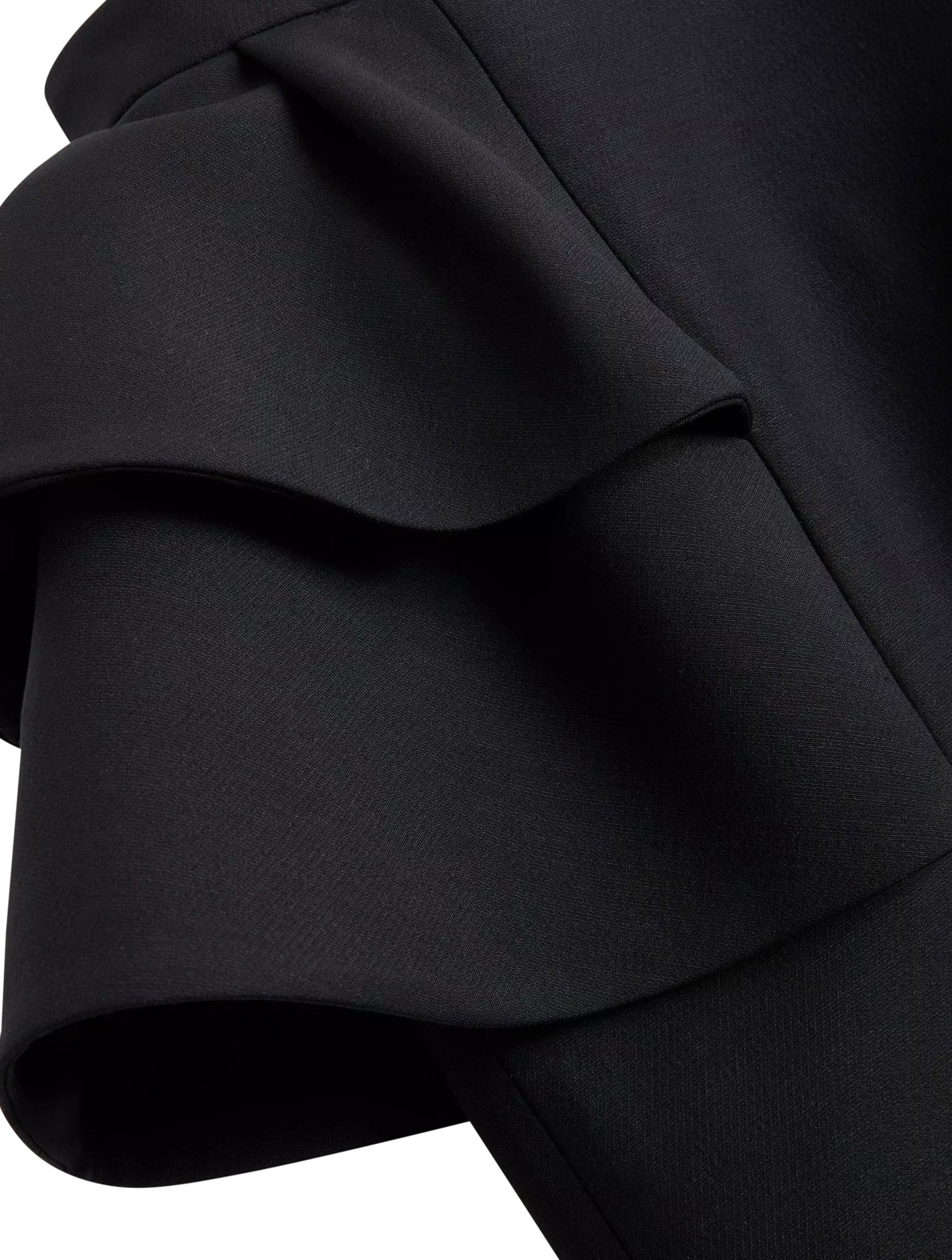 WOOL AND SILK CREPE MIDI SKIRT - Image 6