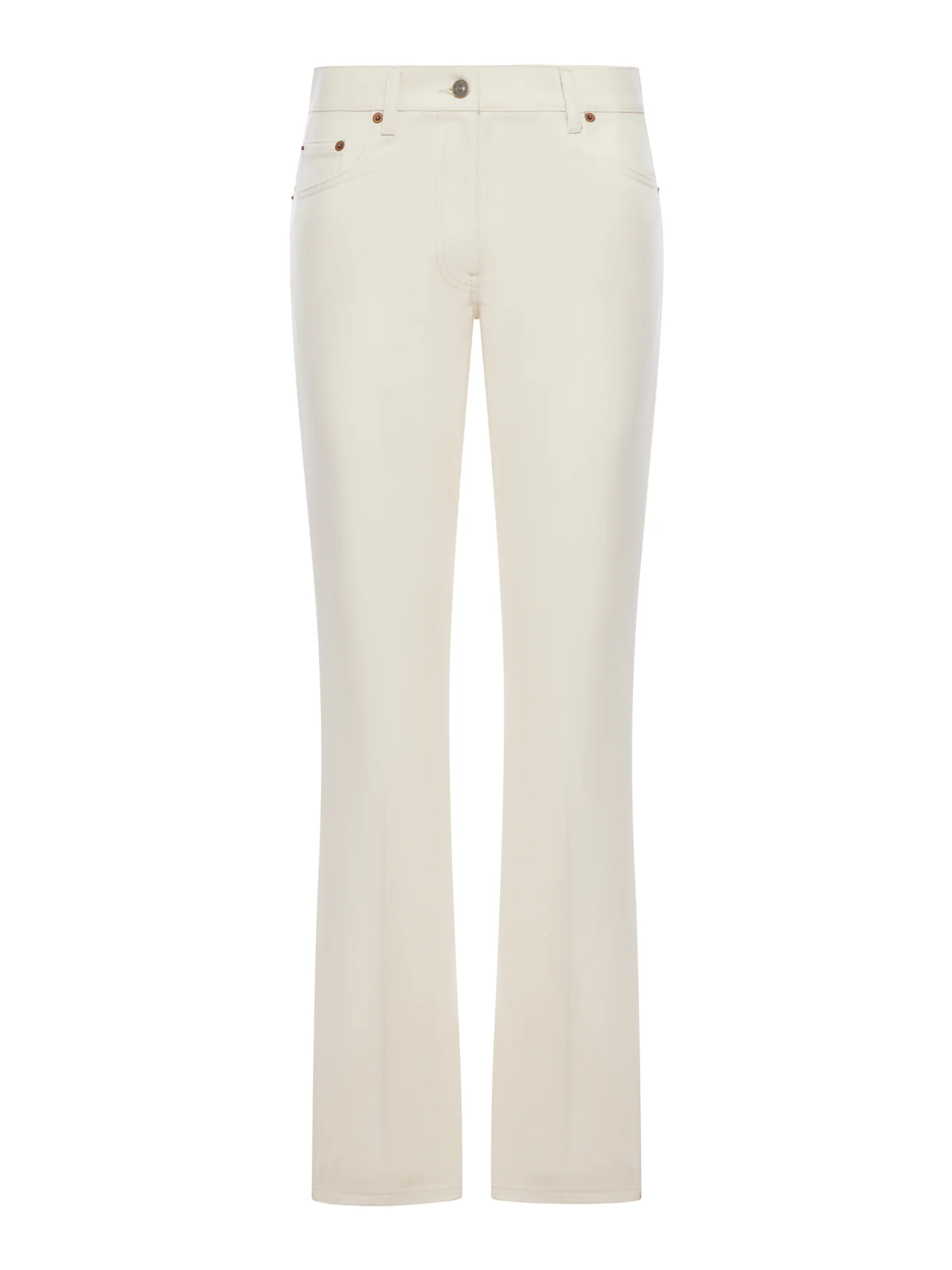 FIVE-POCKET FLARE TROUSERS