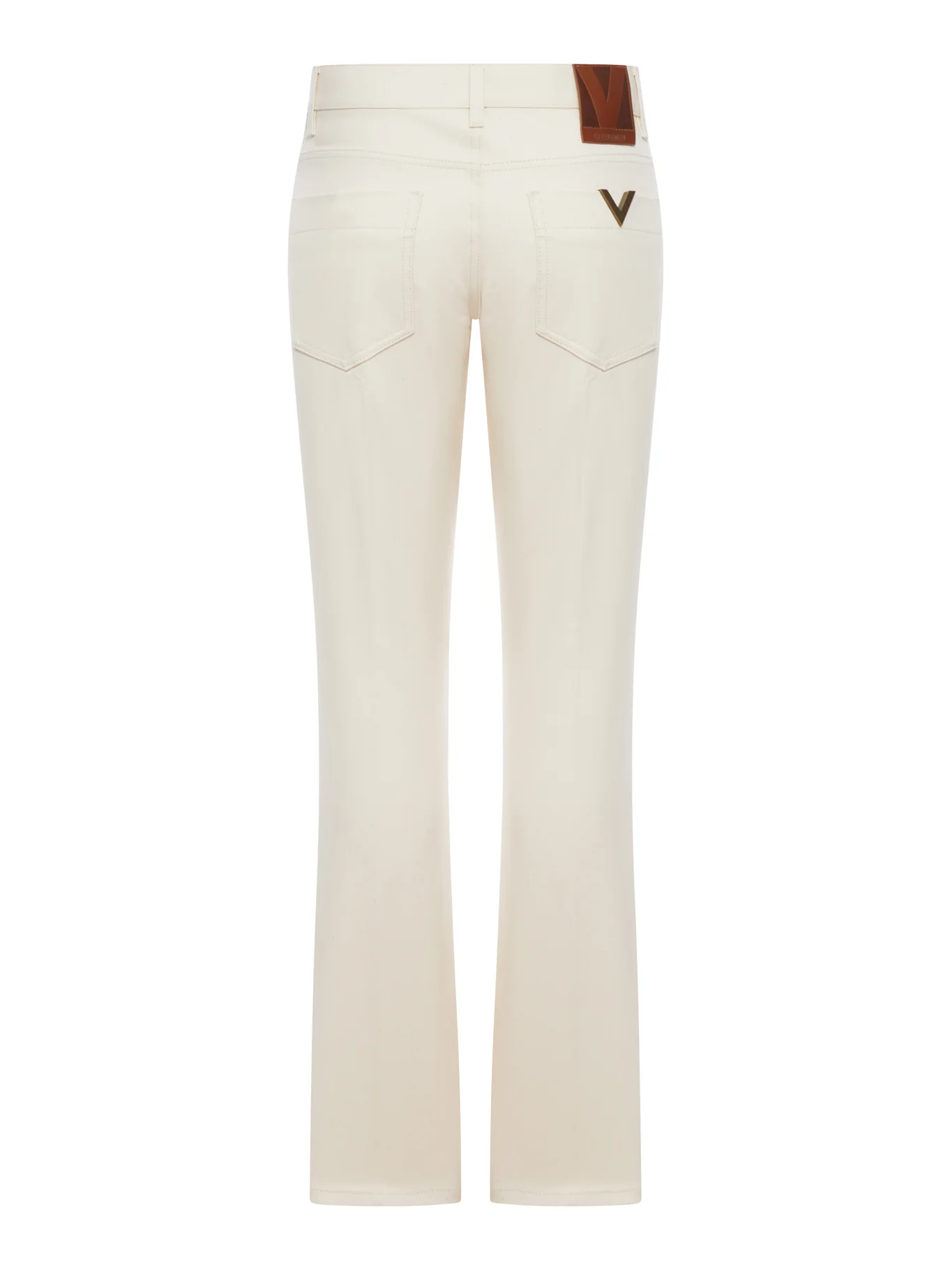 FIVE-POCKET FLARE TROUSERS - Image 2