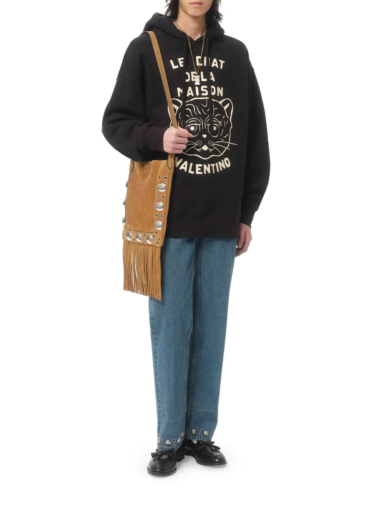 COTTON SWEATSHIRT WITH CHAT DE LA MAISON PATCH - Image 2