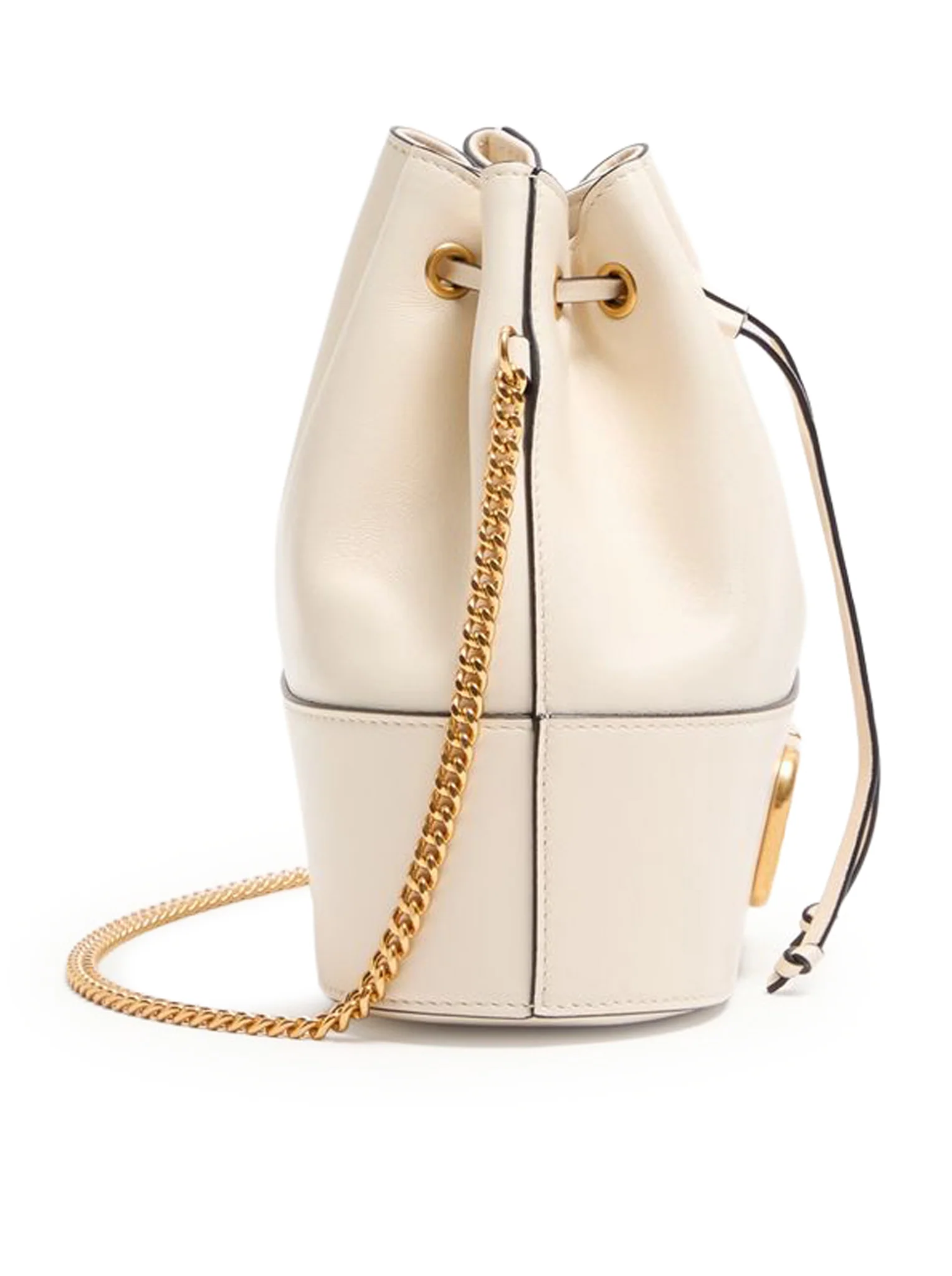 MINI BUCKET BAG WITH VLOGO SIGNATURE CHAIN IN NAPPA - Image 5