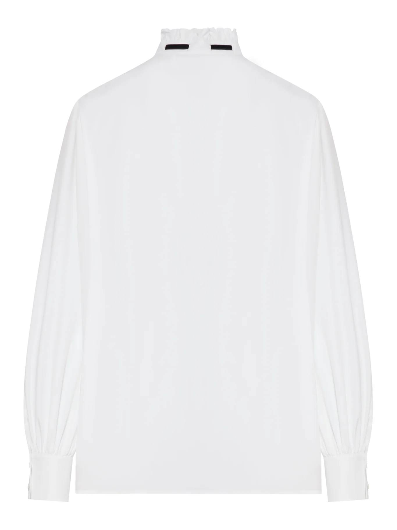 POPLIN SHIRT WITH RUFFLED COLLAR - Image 2