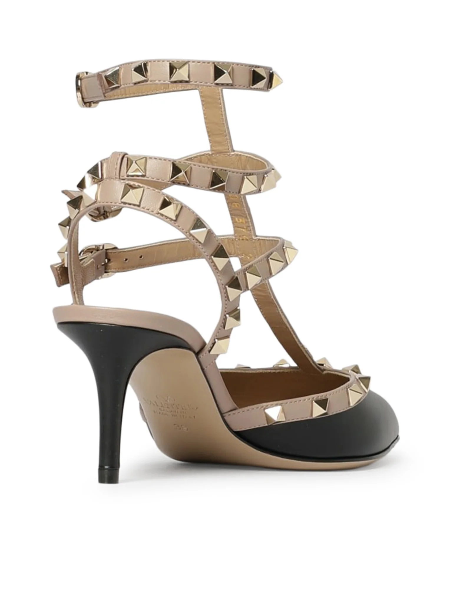 ROCKSTUD LEATHER PUMPS - Image 3