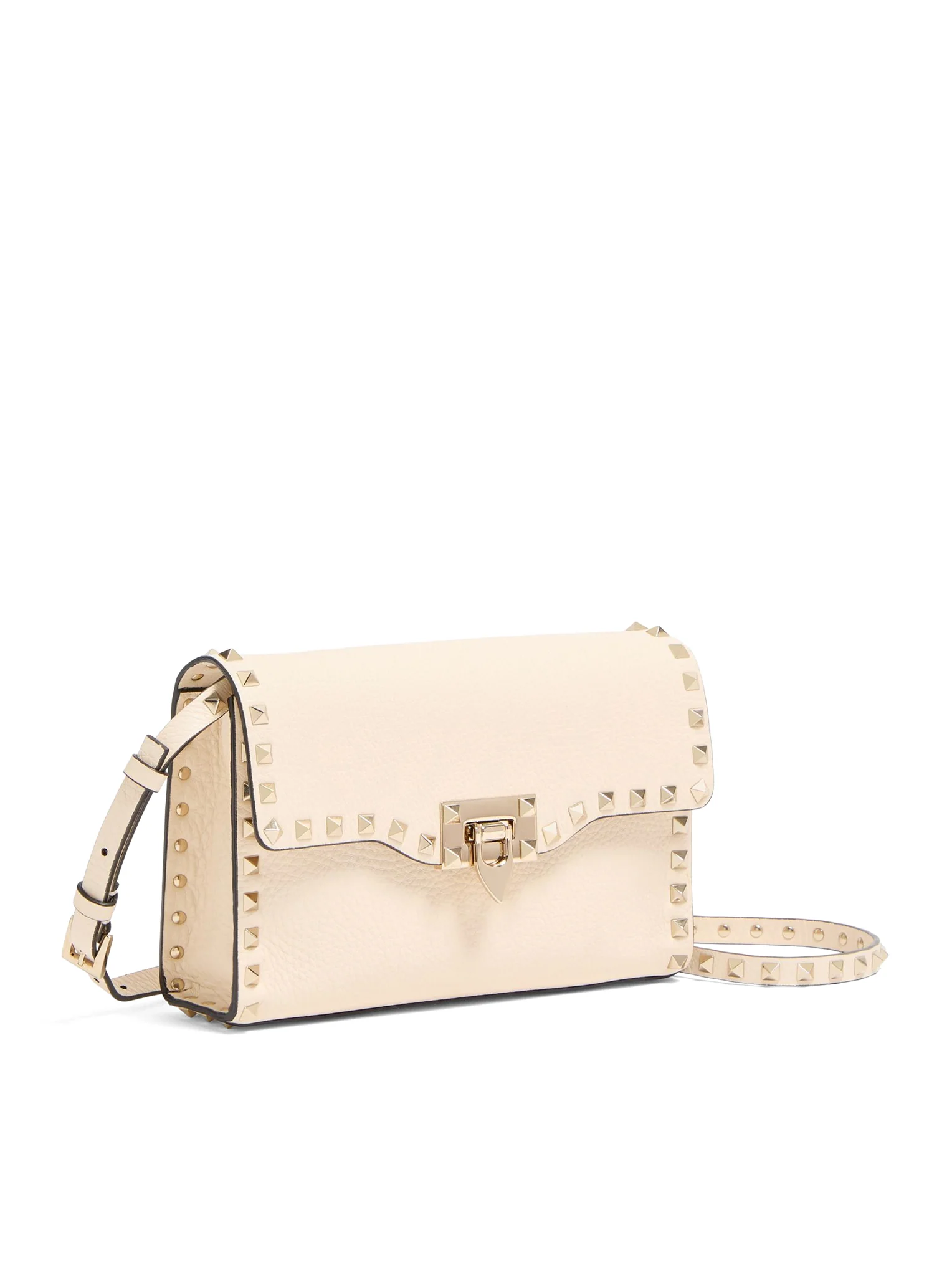 ROCKSTUD SMALL GARNET CALFSKIN CROSSBODY BAG - Image 3