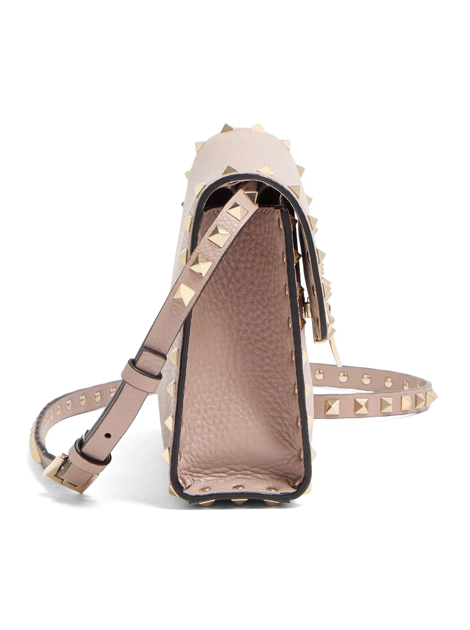 ROCKSTUD SMALL GARNET CALFSKIN CROSSBODY BAG - Image 5