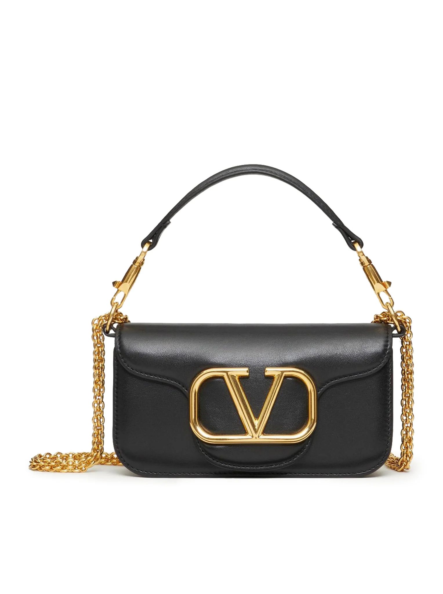 SMALL SHOULDER BAG LOCÒ IN CALFSKIN