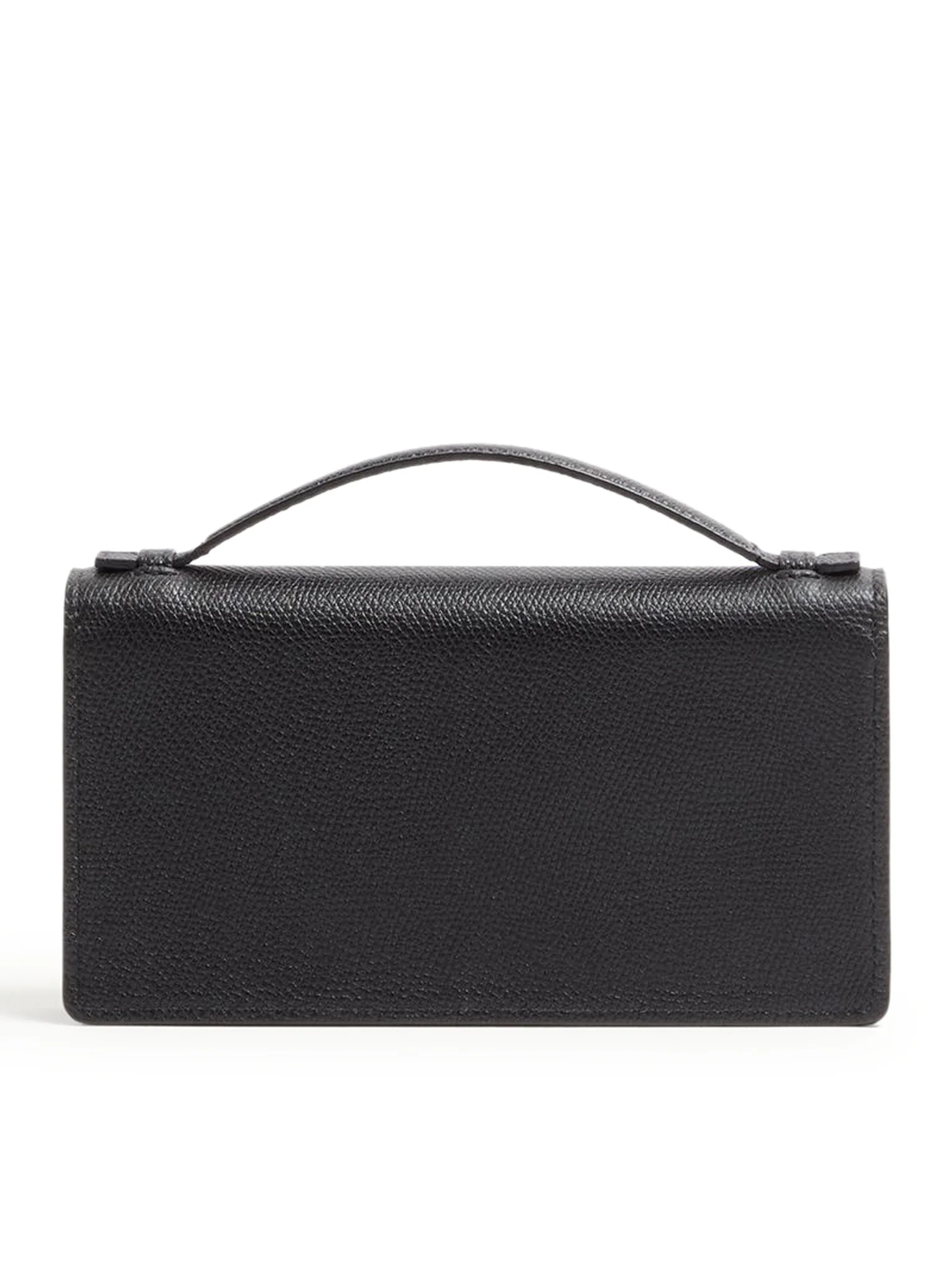 VLOGO SIGNATURE CHAIN WALLET IN GARNET CALFSKIN - Image 4