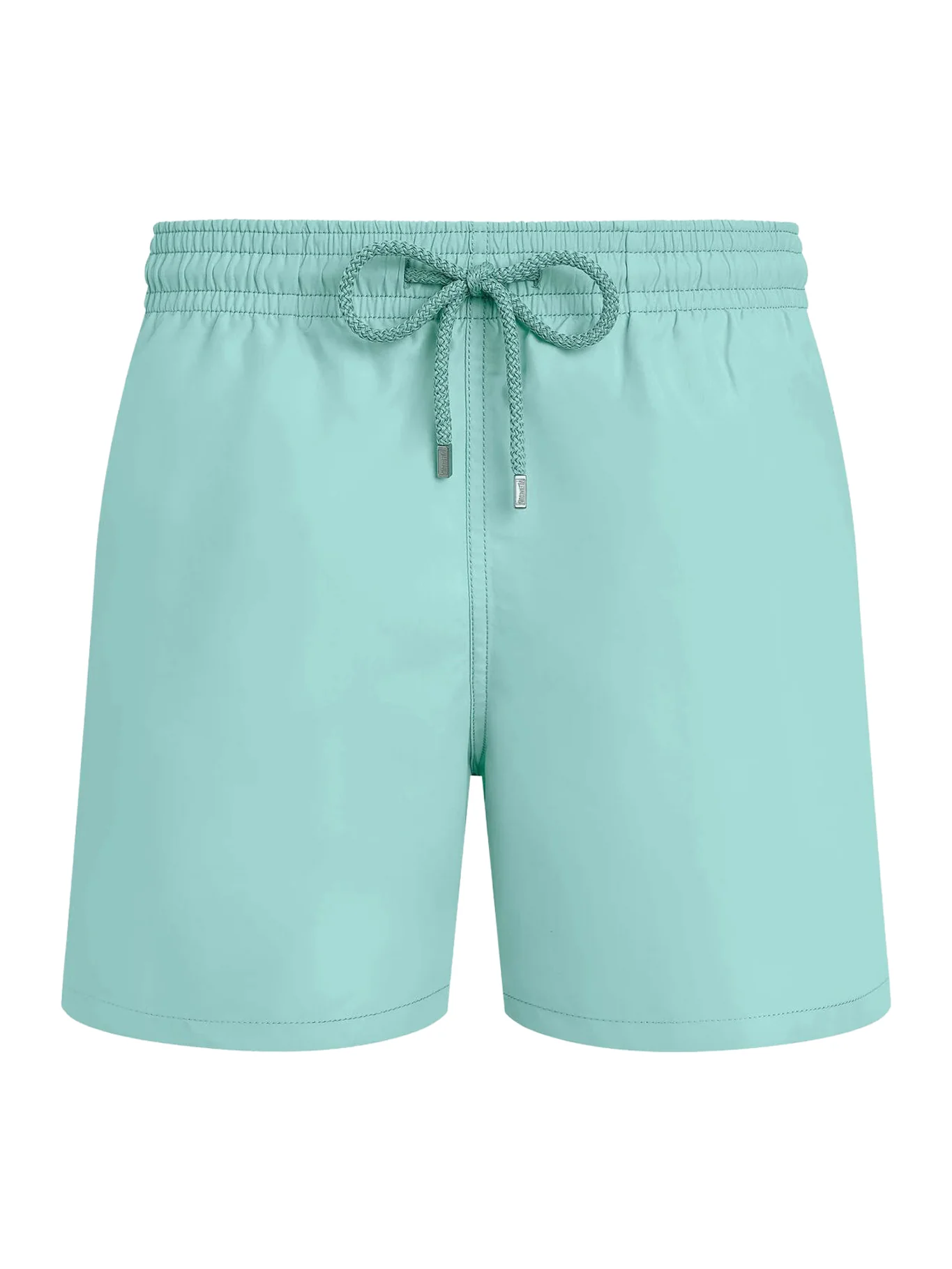 SINGLE COLOR SWIMSUIT WITH ENGRAVED LOGO