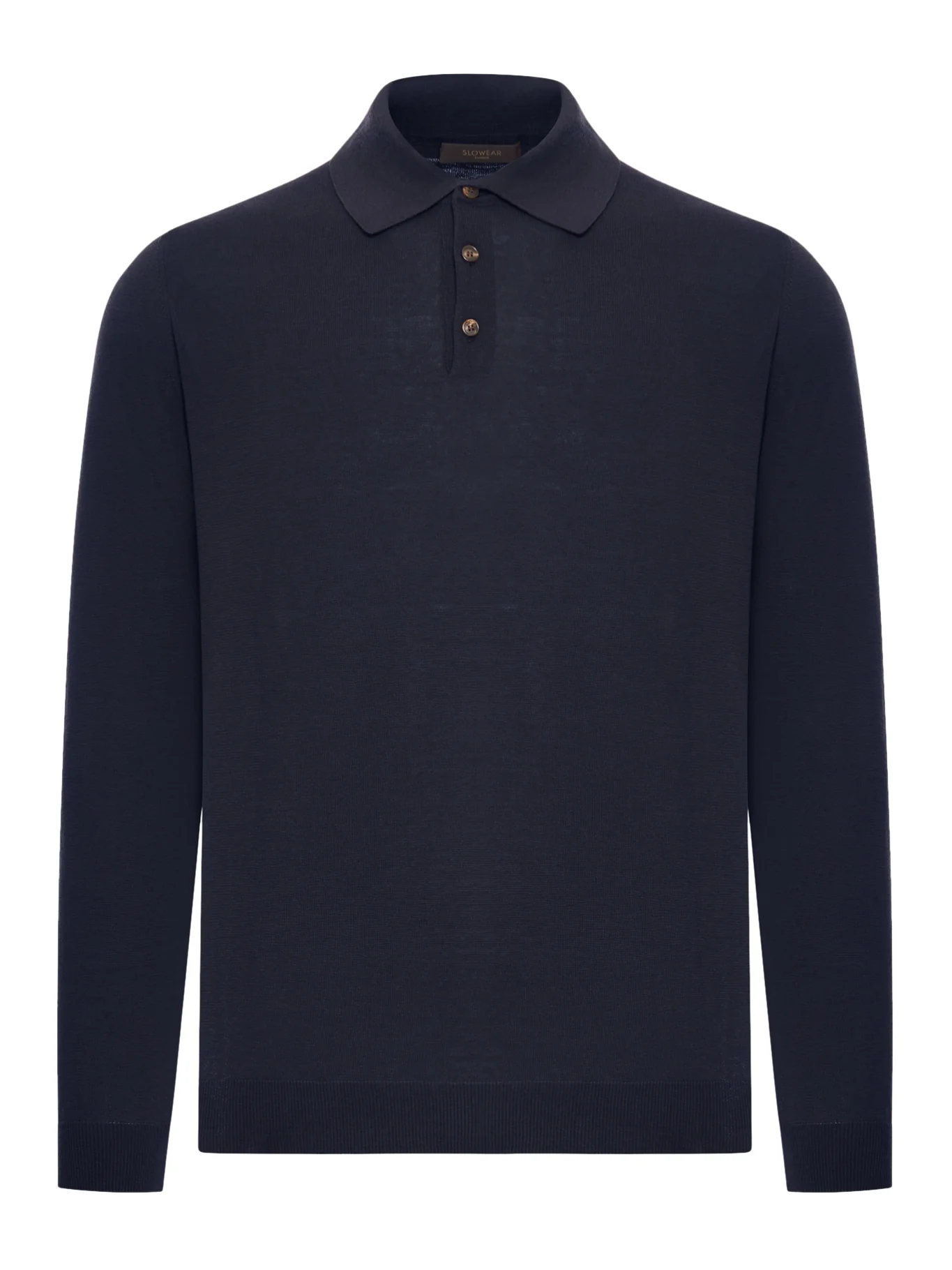 SLIM FIT COTTON AND SILK POLO SHIRT