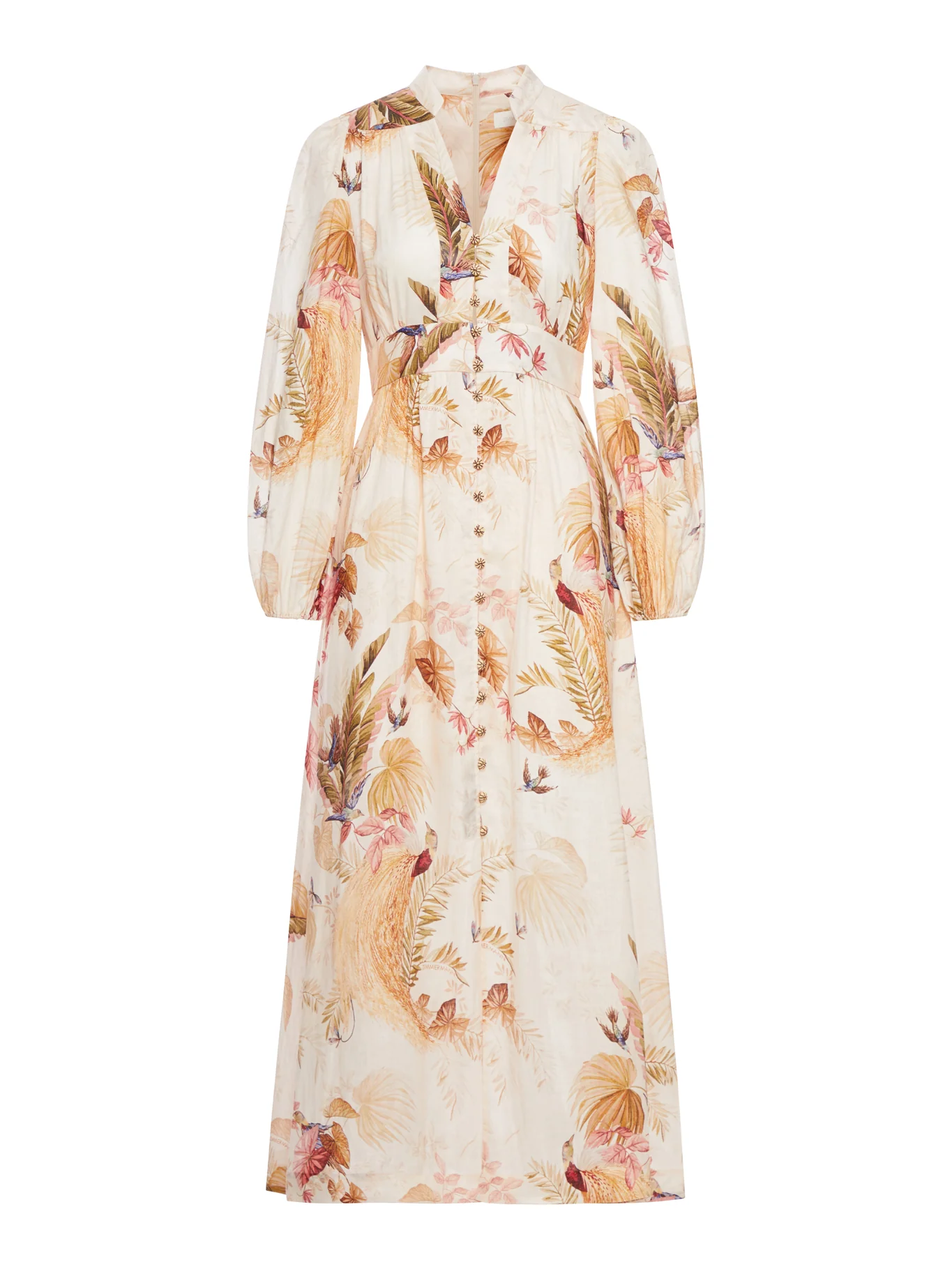 ASCENSION PLUNGE MIDI DRESS