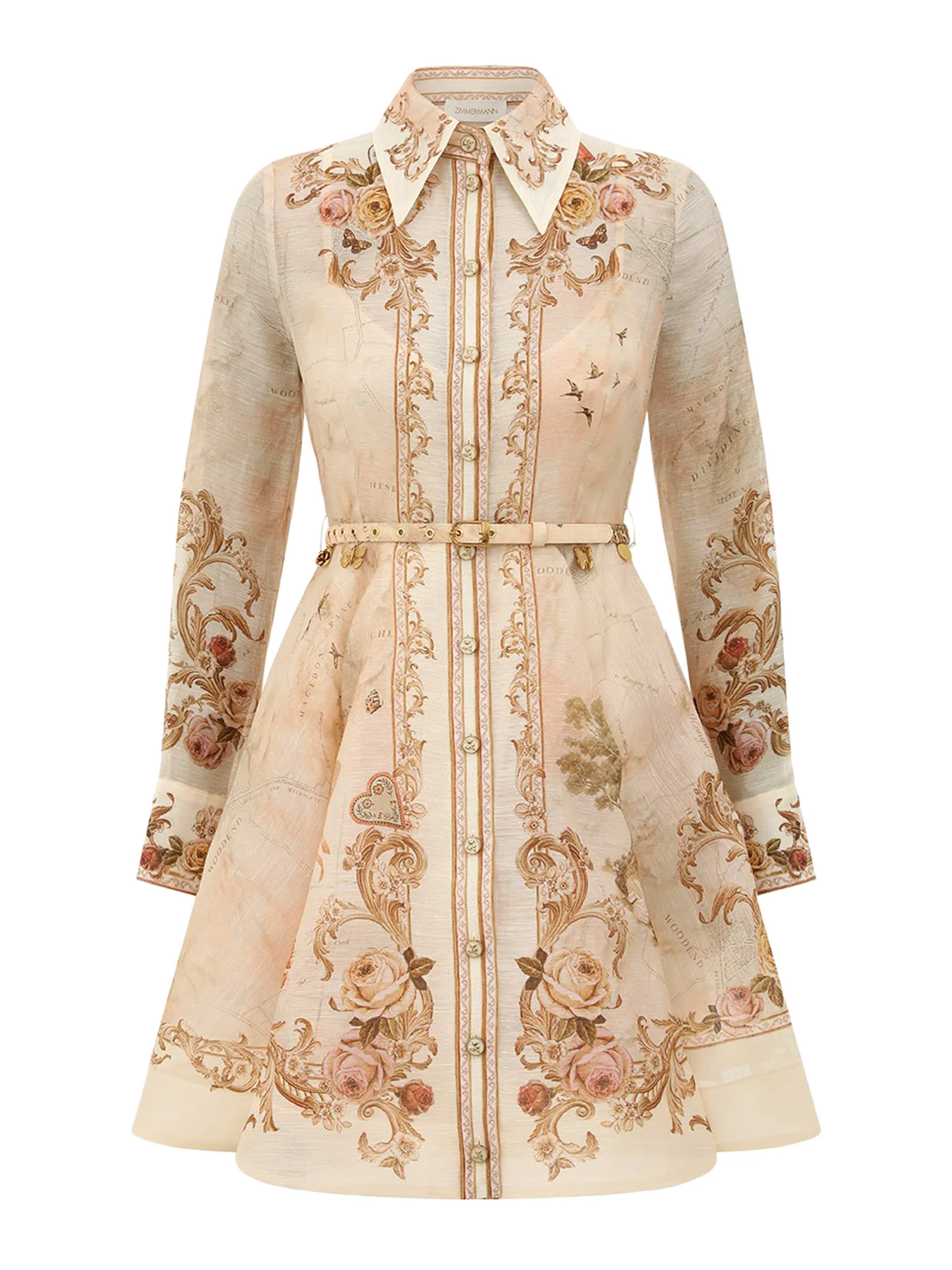 MEMENTO BUTTONED MINI DRESS
