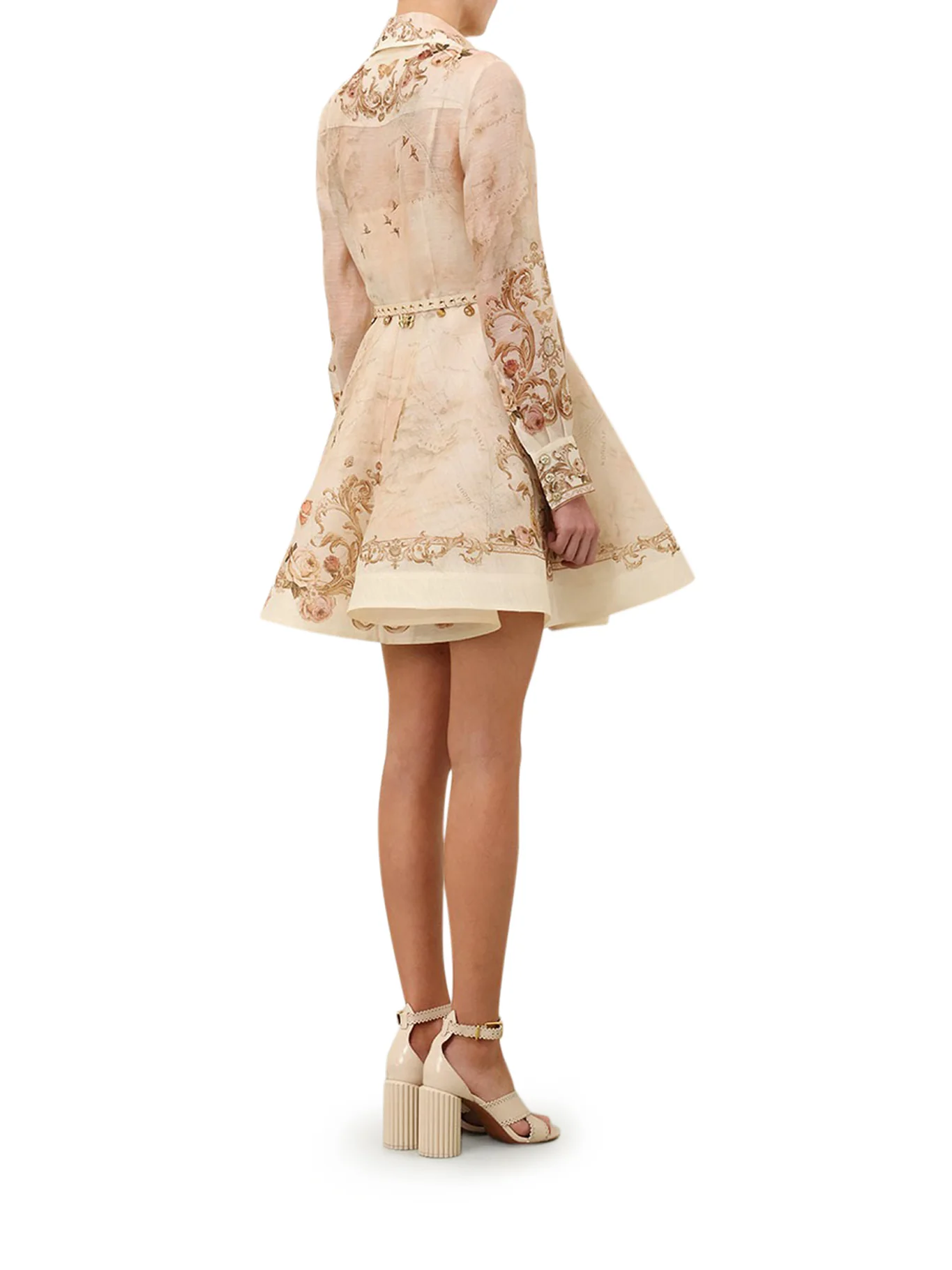 MEMENTO BUTTONED MINI DRESS - Image 4